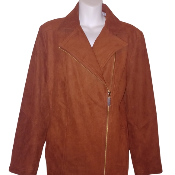 Chico's Women sude Jacket NWT - Picture 5 of 8